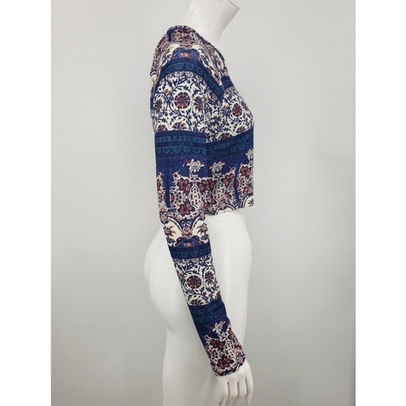 Show Me Your Mumu Floral Print Crop Top - Picture 3 of 5